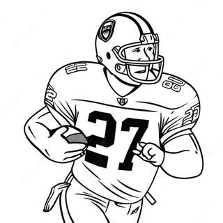 Barry Sanders Coloring Pages