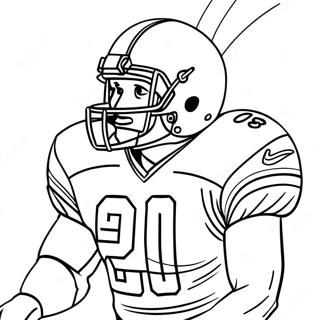 Barry Sanders Coloring Page 51792-41462