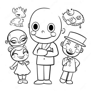 D Billions Coloring Pages