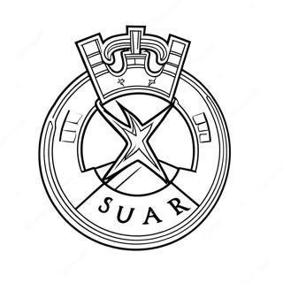 Spurs Logo Coloring Page 51812-41484