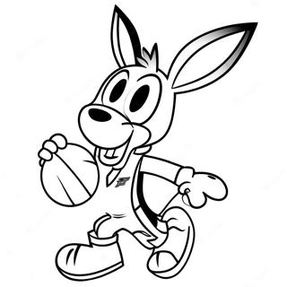 San Antonio Spurs Mascot Coloring Page 51813-41479