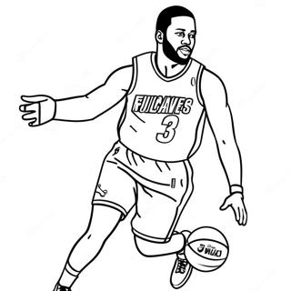 Dwyane Wade Coloring Pages