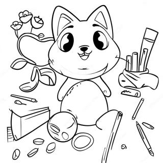 My Favorite Hobbies Coloring Page 5182-4316