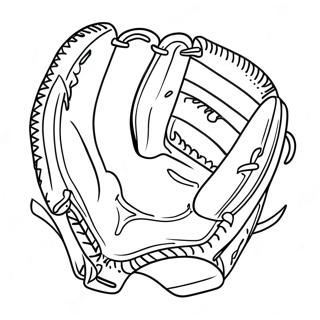 Baseball Glove Coloring Pages