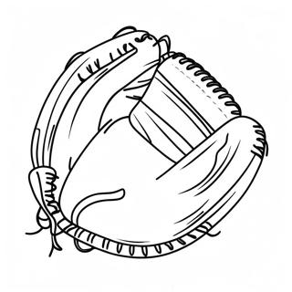 Baseball Glove Coloring Page 51852-41507