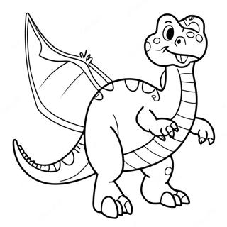 Hybrid Dinosaur Coloring Page 51872-41528