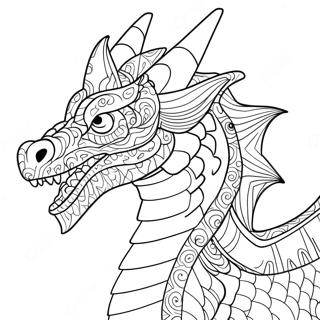 Dragon Head Coloring Page 51882-41534