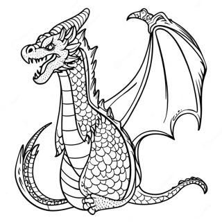 Majestic Dragon Tail Coloring Page 51883-41539