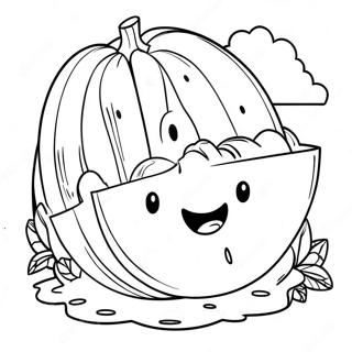 Melon Playground Coloring Pages