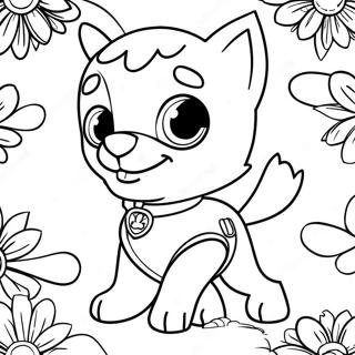 Paw Patrol Valentines Coloring Page 51922-41566