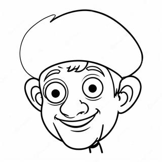 Funny Tweaker Character Coloring Page 5192-4333