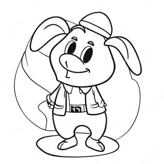 Funny Tweaker Character Coloring Page 5192-4335