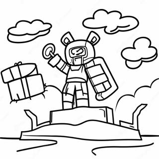 Bedwars Battle Arena Coloring Page 51932-41571