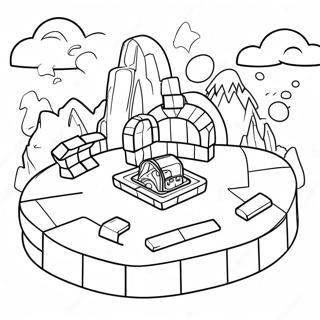 Bedwars Battle Arena Coloring Page 51932-41572