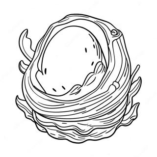 Dragon Egg Nest Coloring Page 51942-41583