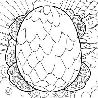 Colorful Dragon Egg Coloring Page 51943-41589