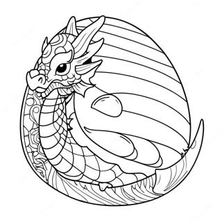 Colorful Dragon Egg Coloring Page 51943-41590