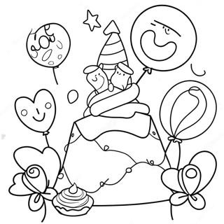 Feliz Cumpleanos Coloring Page 51952-41587