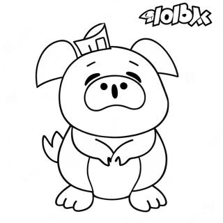 Roblox Piggy Kraxicorde Coloring Pages