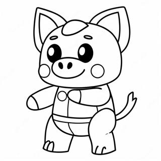 Roblox Piggy Kraxicorde Coloring Page 51962-41600