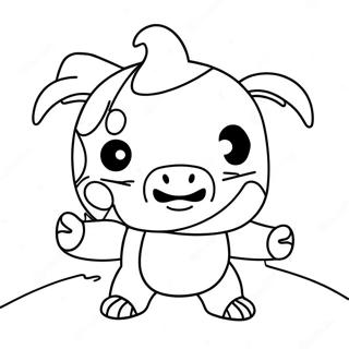 Creepy Roblox Piggy Kraxicorde Coloring Page 51963-41601