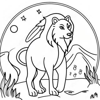 Alpha And Omega Coloring Pages