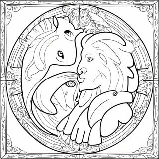 Alpha And Omega Coloring Page 51972-41606