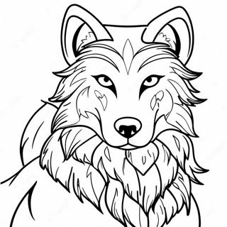 Spirit Wolf Majestic Coloring Page 51982-41616