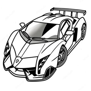 Lamborghini Veneno Coloring Pages