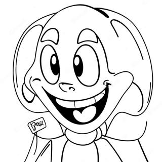 Bendy With A Creepy Smile Coloring Page 52003-41635