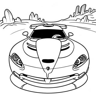 Dodge Viper Sports Car Coloring Page 52022-41647