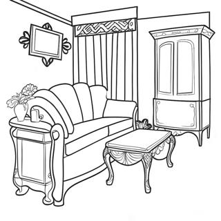 Furniture Coloring Pages