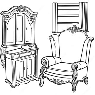 Furniture Coloring Page 52032-41662