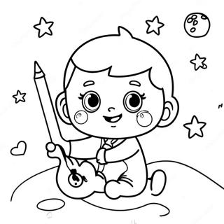 Baby Einstein Coloring Pages