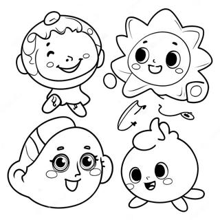 Colorful Baby Einstein Characters Coloring Page 52063-41684