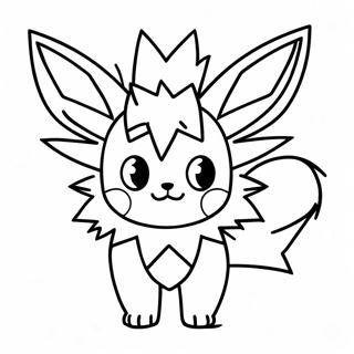 Jolteon Coloring Pages