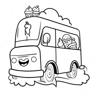 Ice Cream Truck Coloring Pages