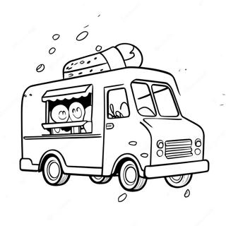 Ice Cream Truck Coloring Page 52082-41692