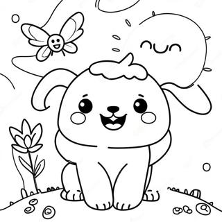 Happy Good Morning Animals Coloring Page 52093-41719