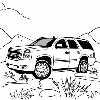 Gmc Yukon Coloring Pages