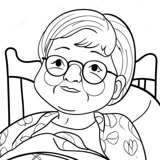 Get Well Soon Grandma Coloring Page 52112-41715