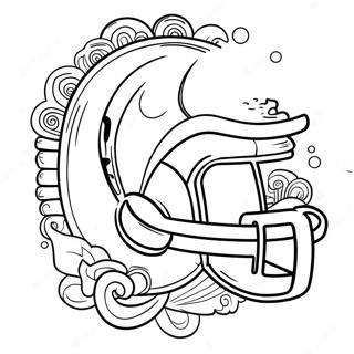 Miami Dolphins Logo Coloring Page 5211-4330