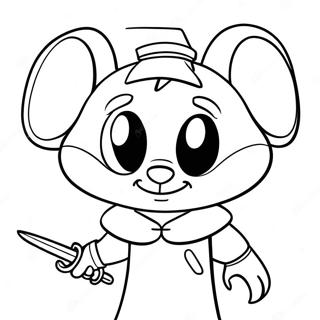 Brave Despereaux With Sword Coloring Page 52123-41732