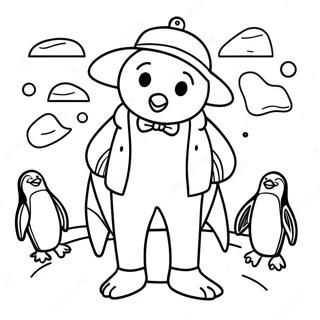 Mr Popper's Penguins Coloring Pages