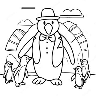 Adventurous Mr Popper With Penguins Coloring Page 52133-41736