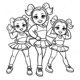 Lol Cheerleader Coloring Pages