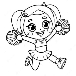 Lol Cheerleader Fun Pose Coloring Page 52143-41747