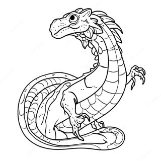 Harry Potter Basilisk Coloring Page 52152-41752