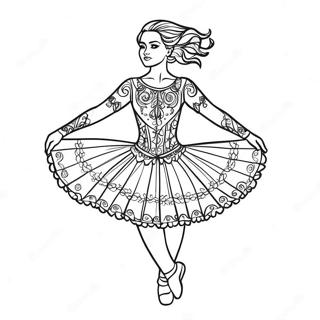 Irish Dance Coloring Page 52182-41775