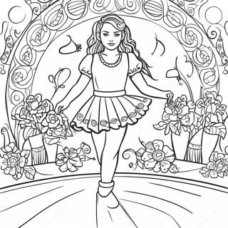 Irish Dance Coloring Page 52182-41776